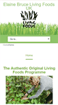 Mobile Screenshot of livingfoods.co.uk